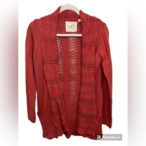 Anthropology Angel of the North Knitted long Cardigan